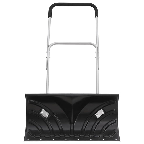 Pá de neve com pega extensível lâmina 66 cm aço preto