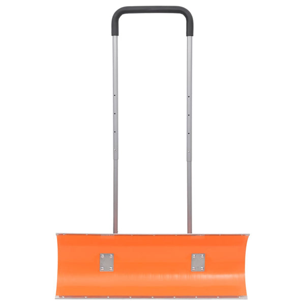 Pá de neve com pega extensível lâmina 96 cm aço laranja
