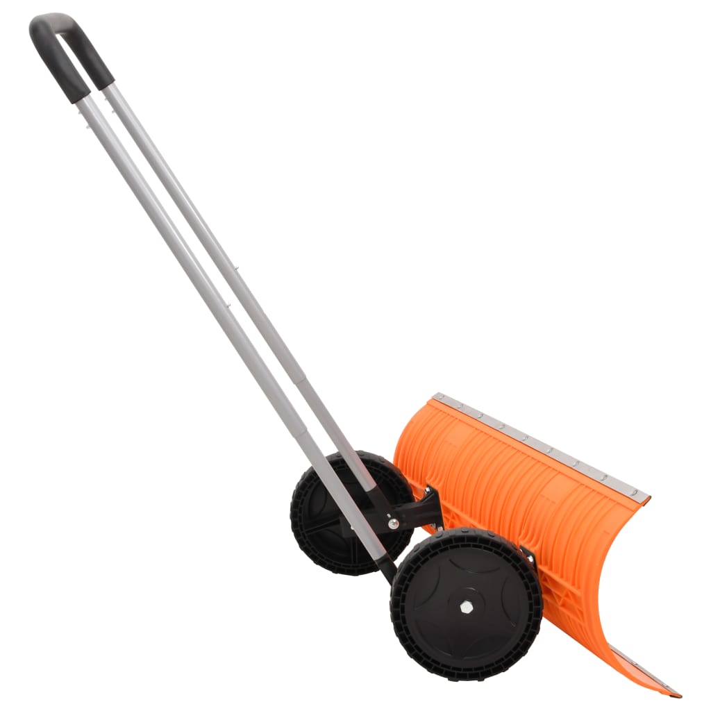 Pá de neve com pega extensível lâmina 96 cm aço laranja