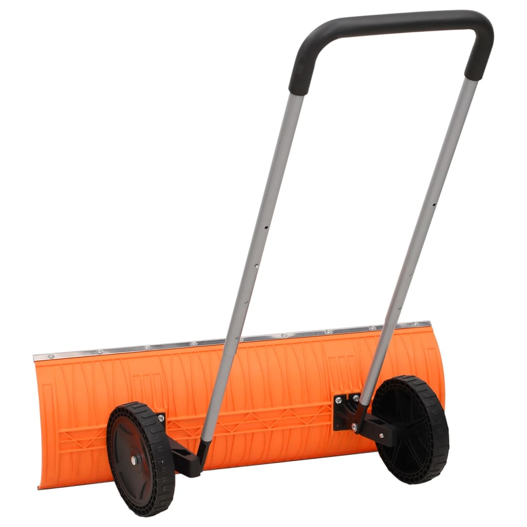 Pá de neve com pega extensível lâmina 96 cm aço laranja