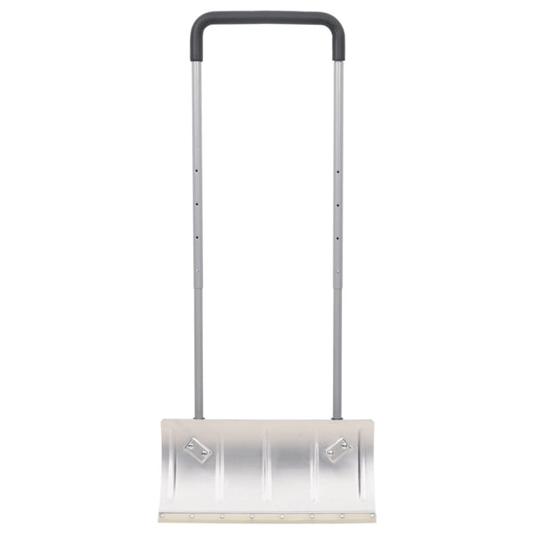 Pá de neve com pega extensível lâmina 61 cm aço prateado