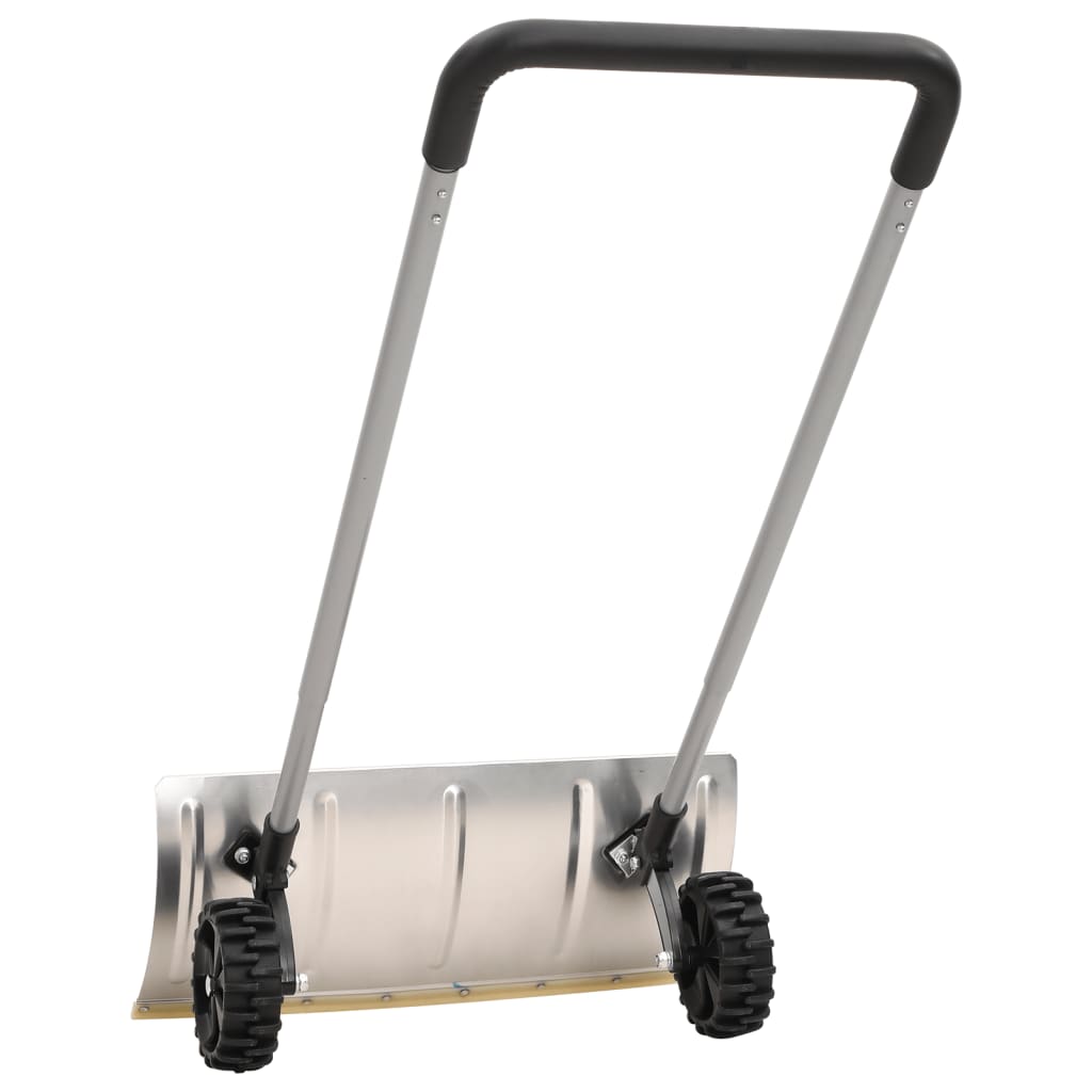 Pá de neve com pega extensível lâmina 61 cm aço prateado