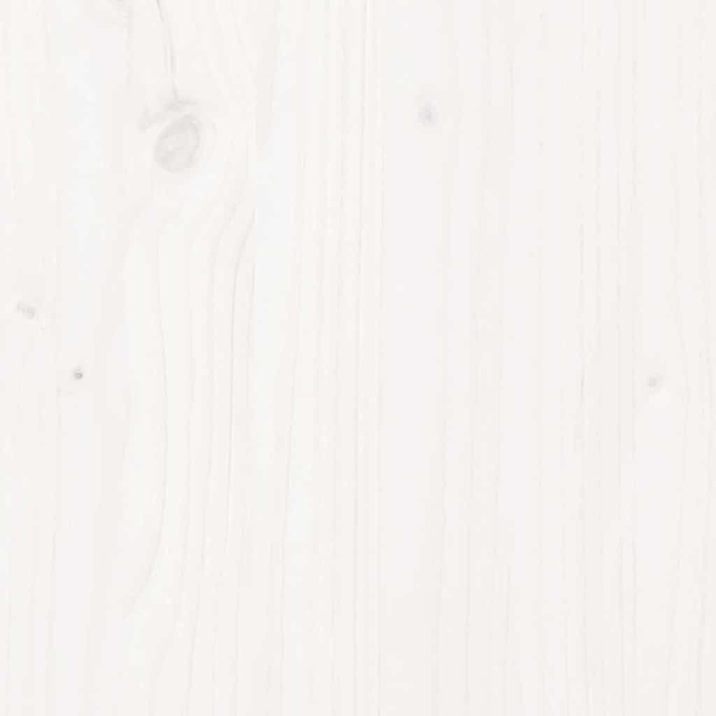 Sofás sem braços p/ jardim 2 pcs 70x70x67cm pinho maciço branco