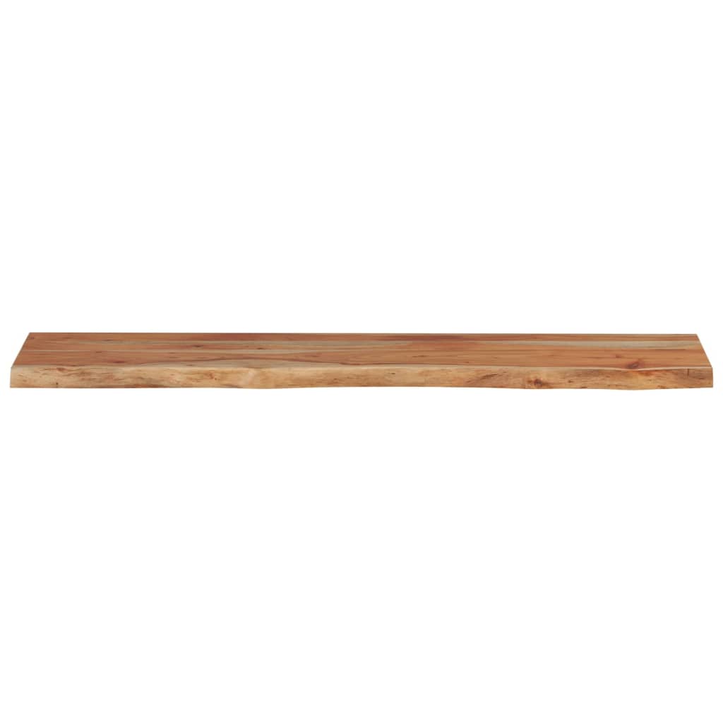 Prateleira de parede retangular 100x20x2,5 cm acácia maciça