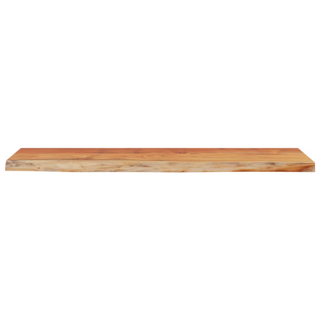 Prateleira de parede retangular 80x20x3,8 cm acácia maciça