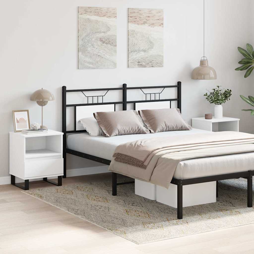 Mesas de cabeceira 2pcs 40x35x50 cm derivados de madeira branco