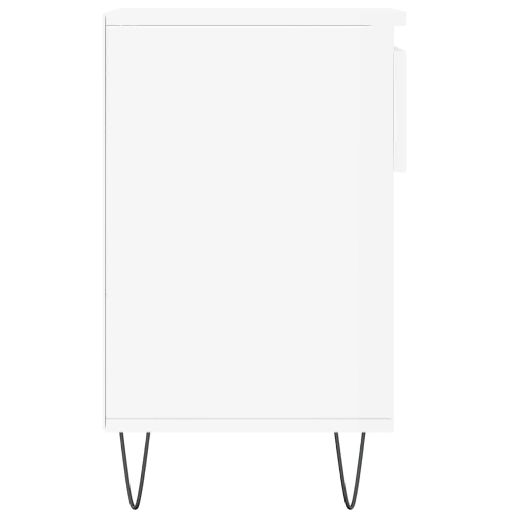Sapateira 102x36x60 cm derivados de madeira branco brilhante