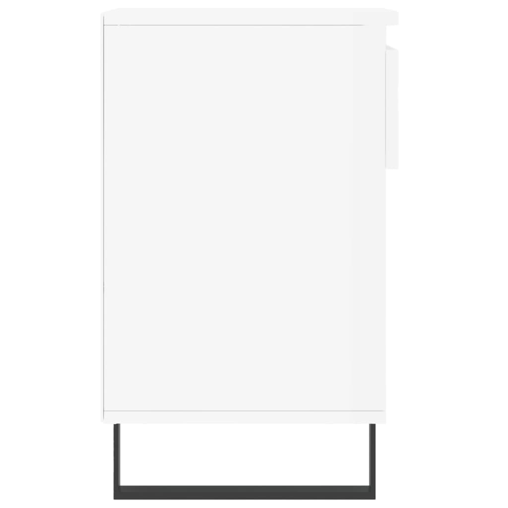 Sapateira 102x36x60 cm derivados de madeira branco brilhante