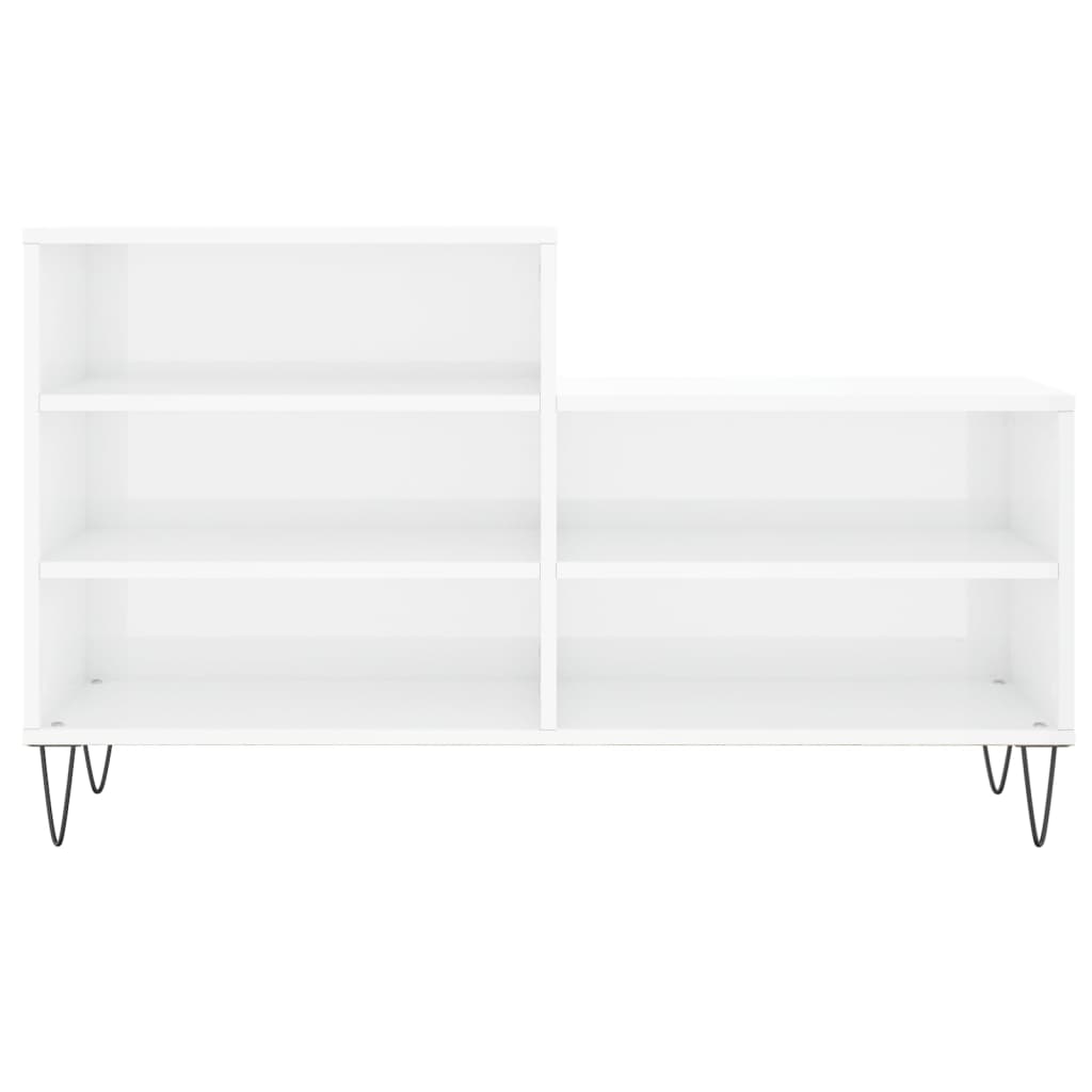 Sapateira 102x36x60 cm derivados de madeira branco brilhante