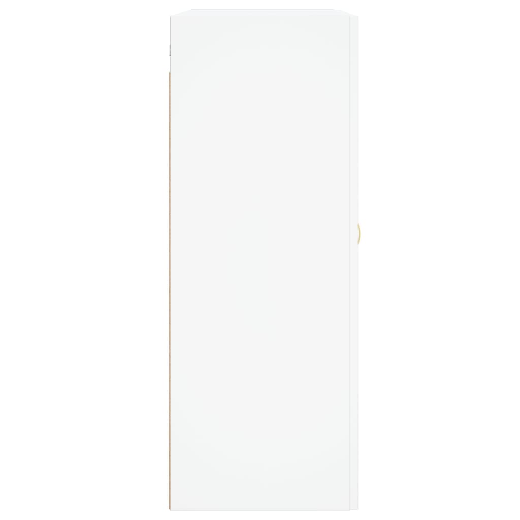 Armário de parede 69,5x34x90 cm derivados de madeira branco