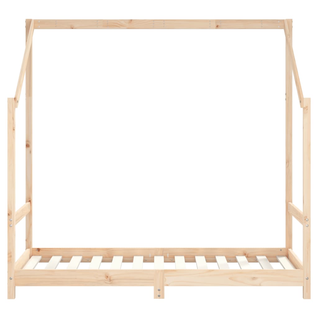 Estrutura de cama infantil 2x(80x160) cm pinho maciço