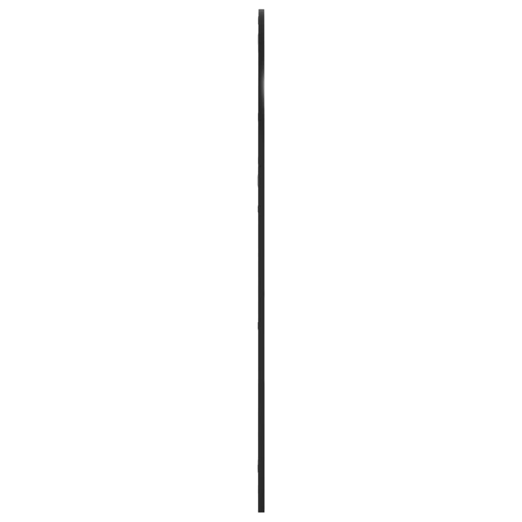 Espelho de parede arqueado 80x120 cm ferro preto