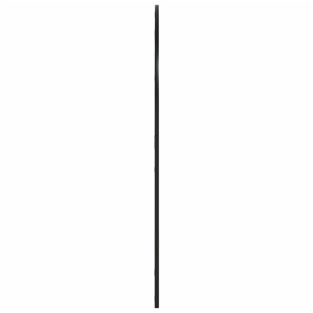Espelho de parede arqueado 100x110 cm ferro preto