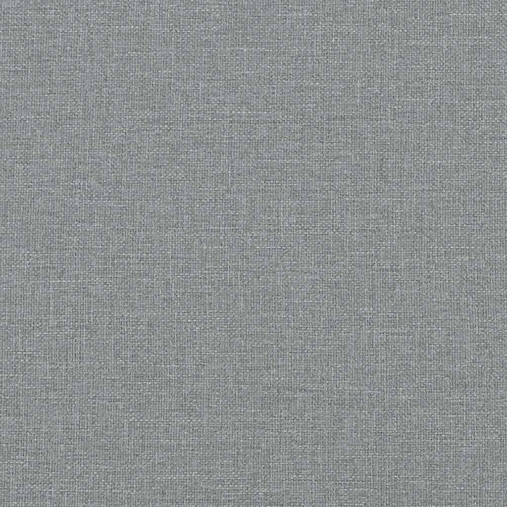 Sofá de 2 lugares em tecido 140 cm cinzento-claro