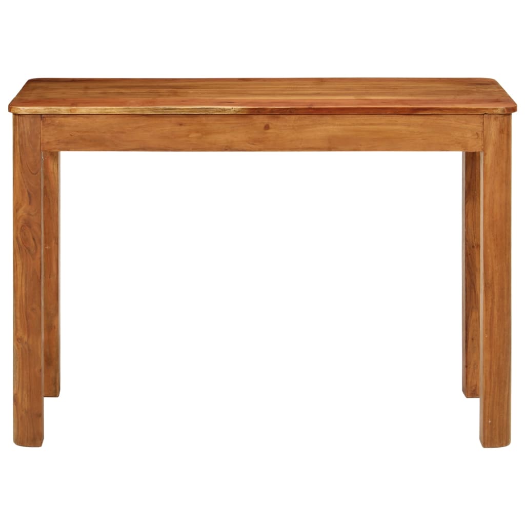 Mesa de jantar 110x55x76 cm madeira de acácia maciça