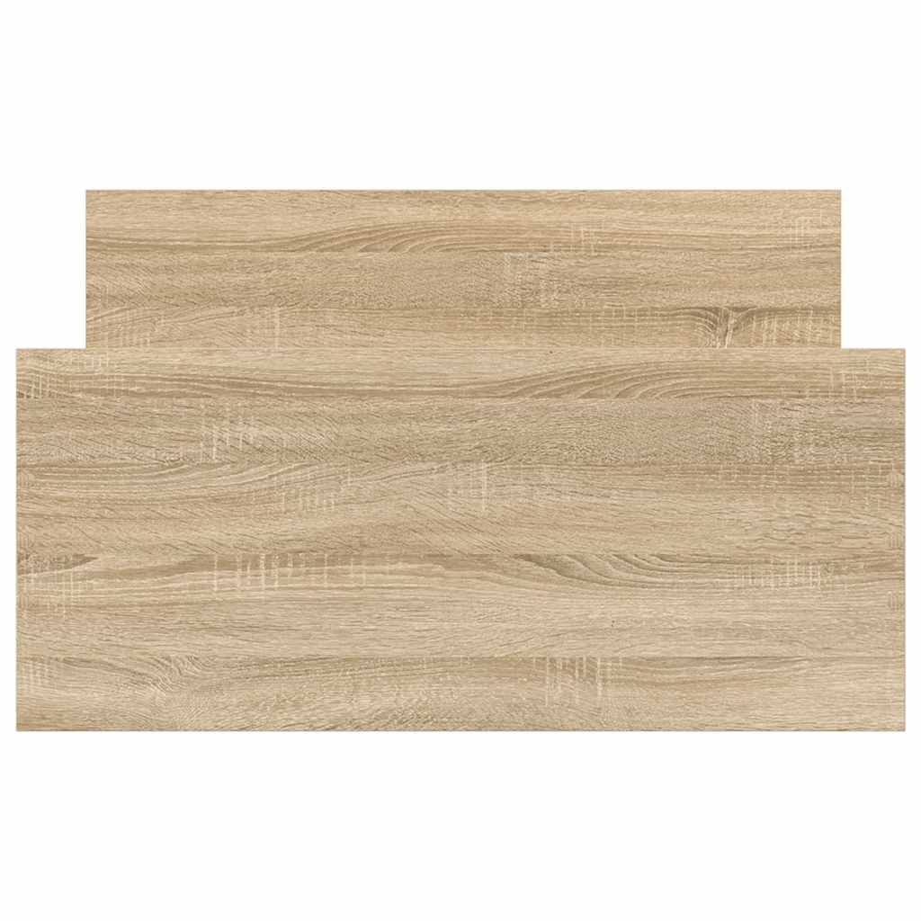 Estrutura cama s/ colchão derivados de madeira carvalho sonoma