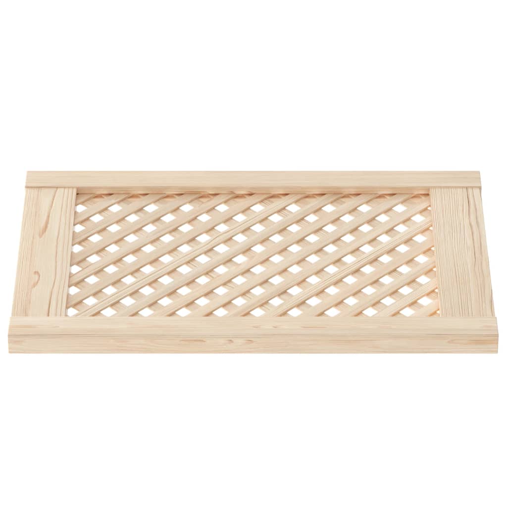Portas de armário design treliça 2 pcs 39,5x61,5cm pinho maciço