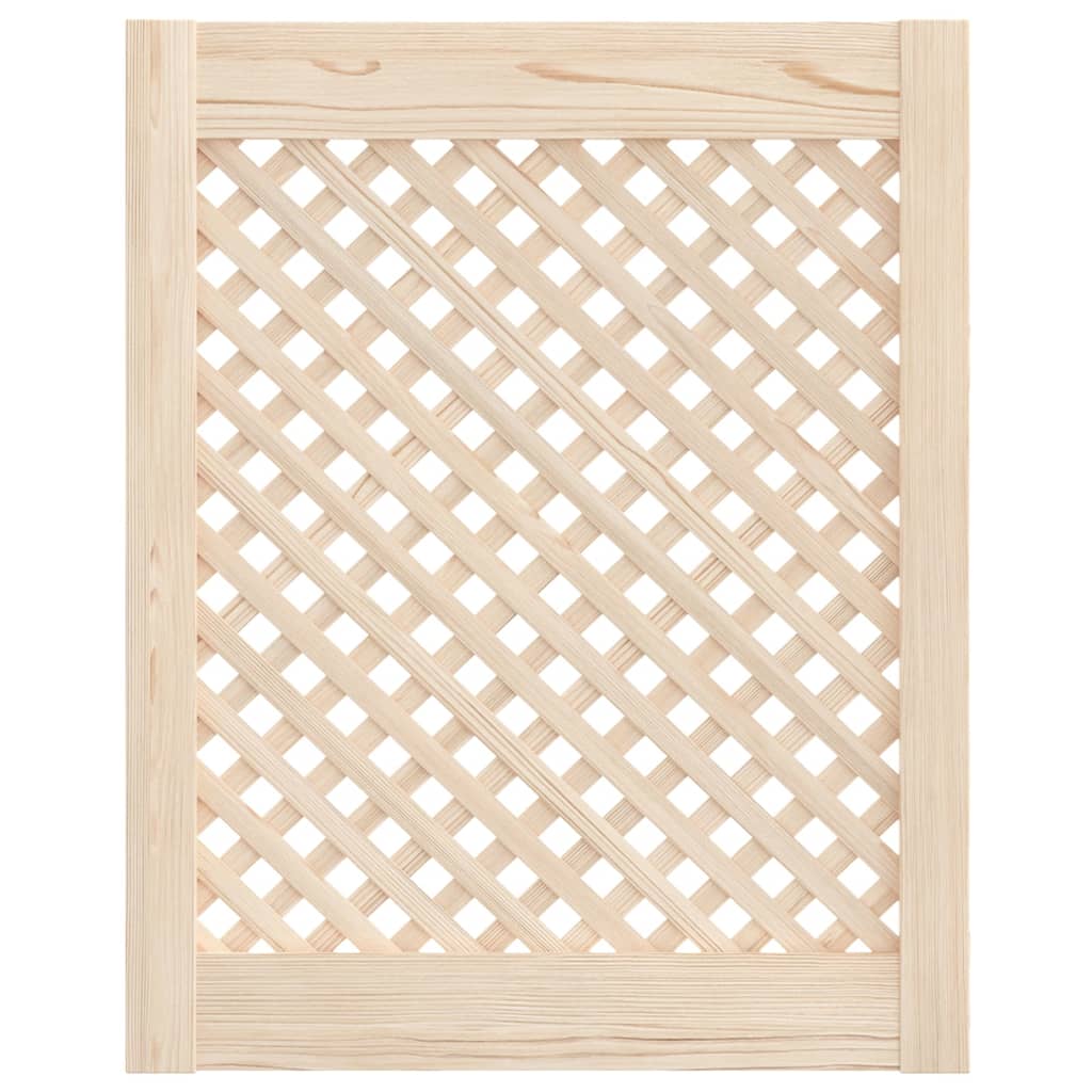 Portas de armário design treliça 2 pcs 49,5x61,5cm pinho maciço