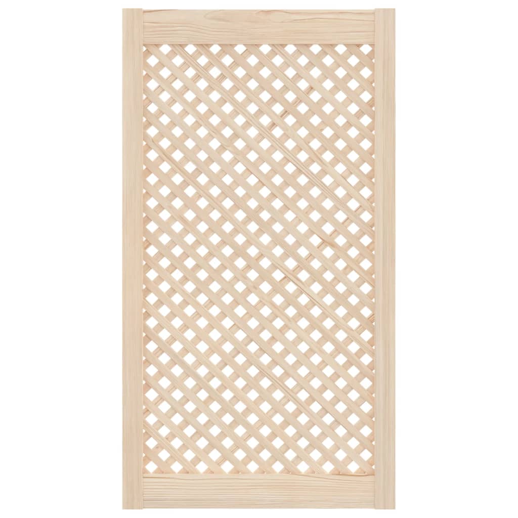 Portas de armário design treliça 2 pcs 49,5x99 cm pinho maciço