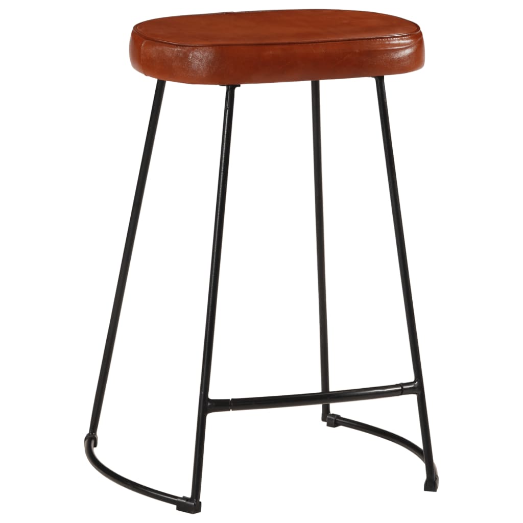 Bancos de bar 2 pcs 41x29x62 cm castanho-escuro