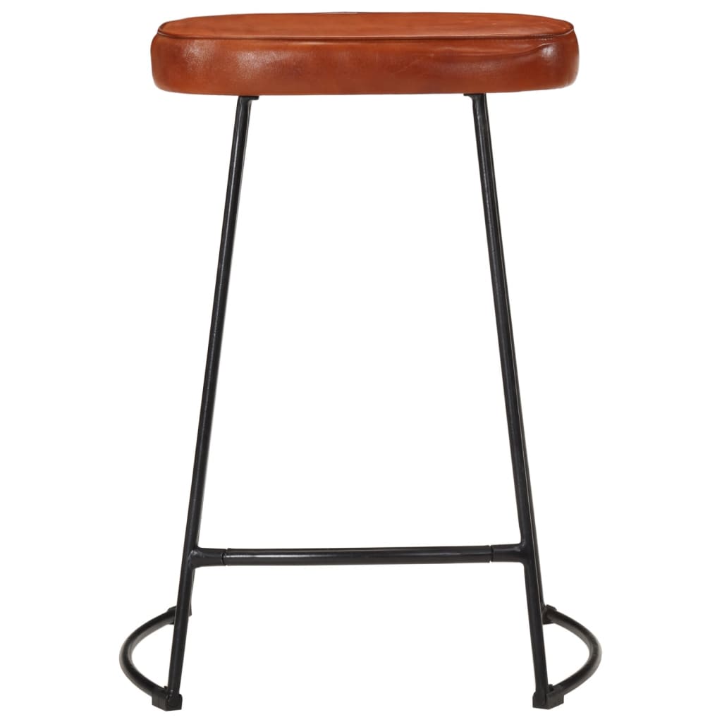 Bancos de bar 2 pcs 41x29x62 cm castanho-escuro