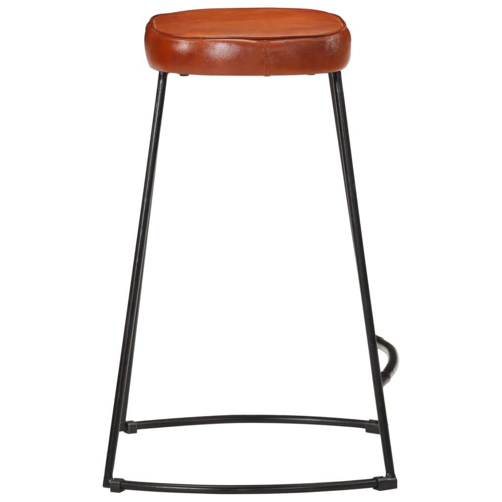 Bancos de bar 2 pcs 41x29x62 cm castanho-escuro