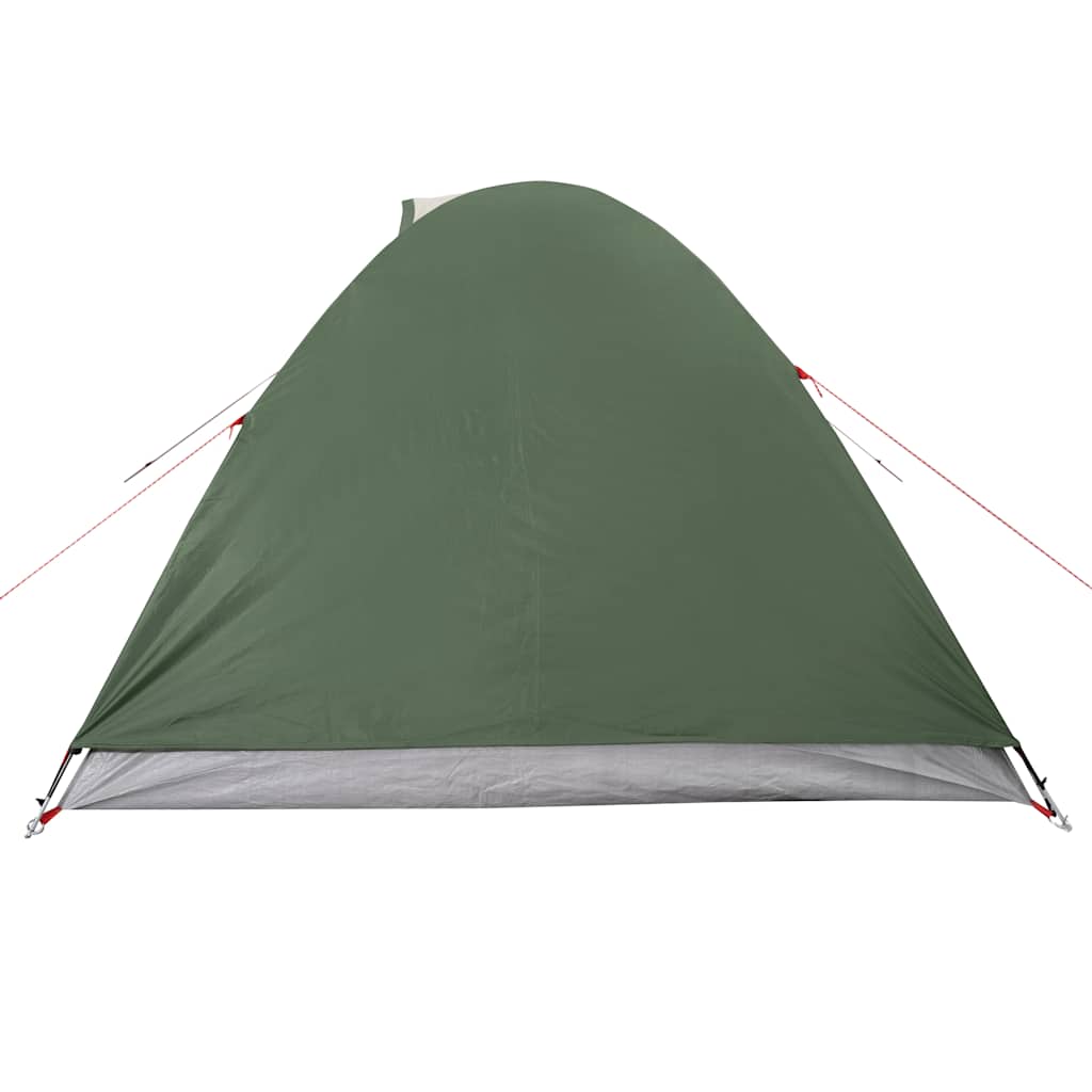 Tenda de campismo cúpula para 3 pessoas impermeável verde