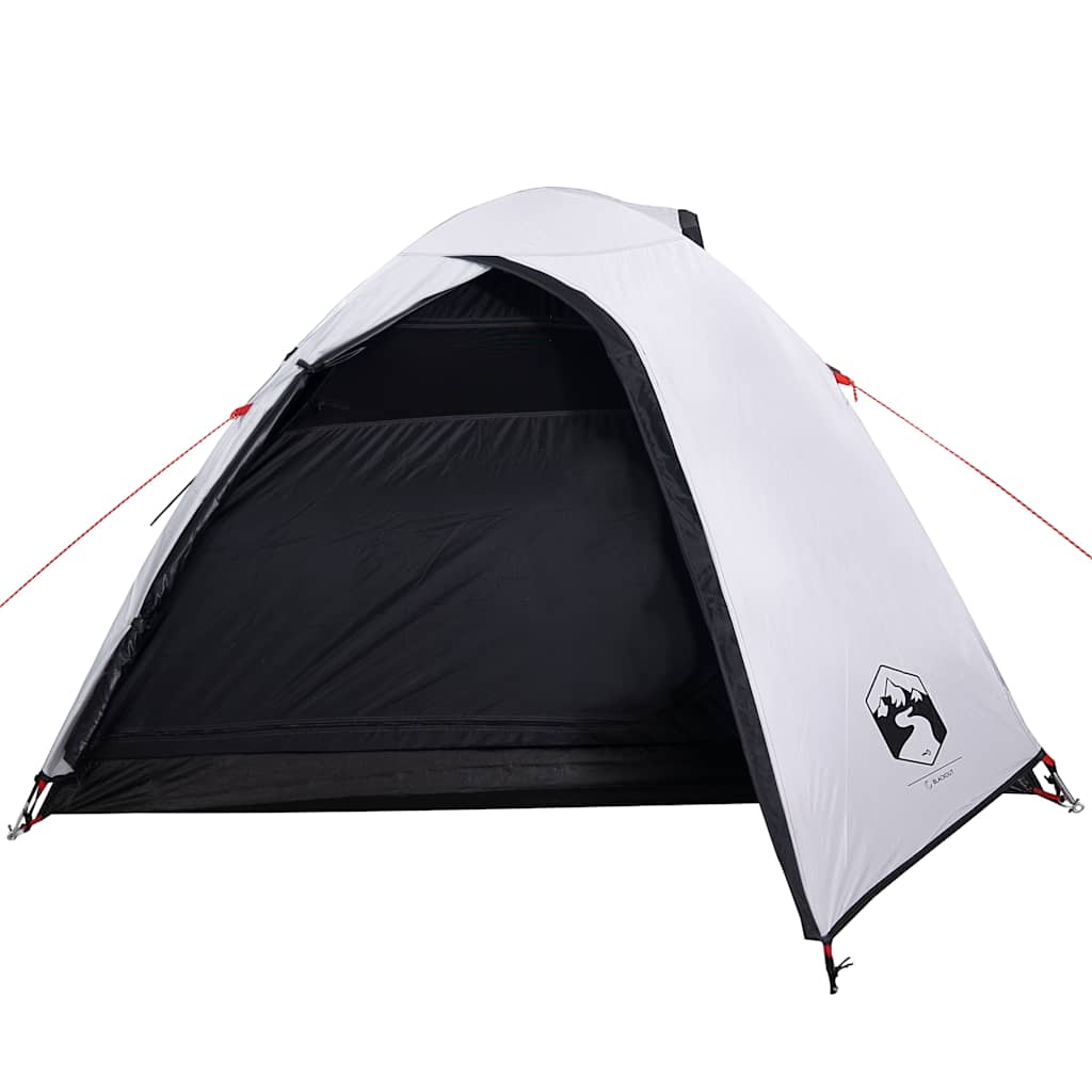 Tenda de campismo cúpula p/ 4 pessoas opaca impermeável branco