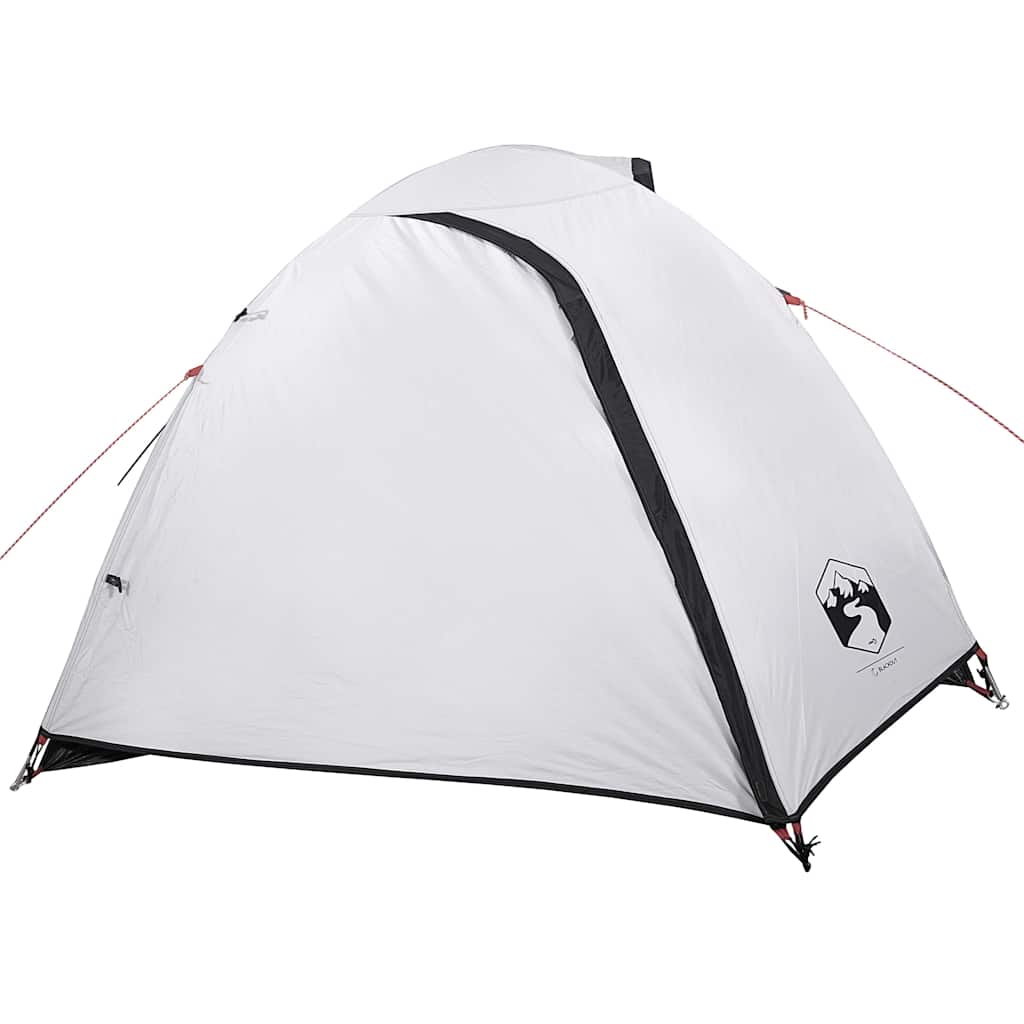 Tenda de campismo cúpula p/ 4 pessoas opaca impermeável branco