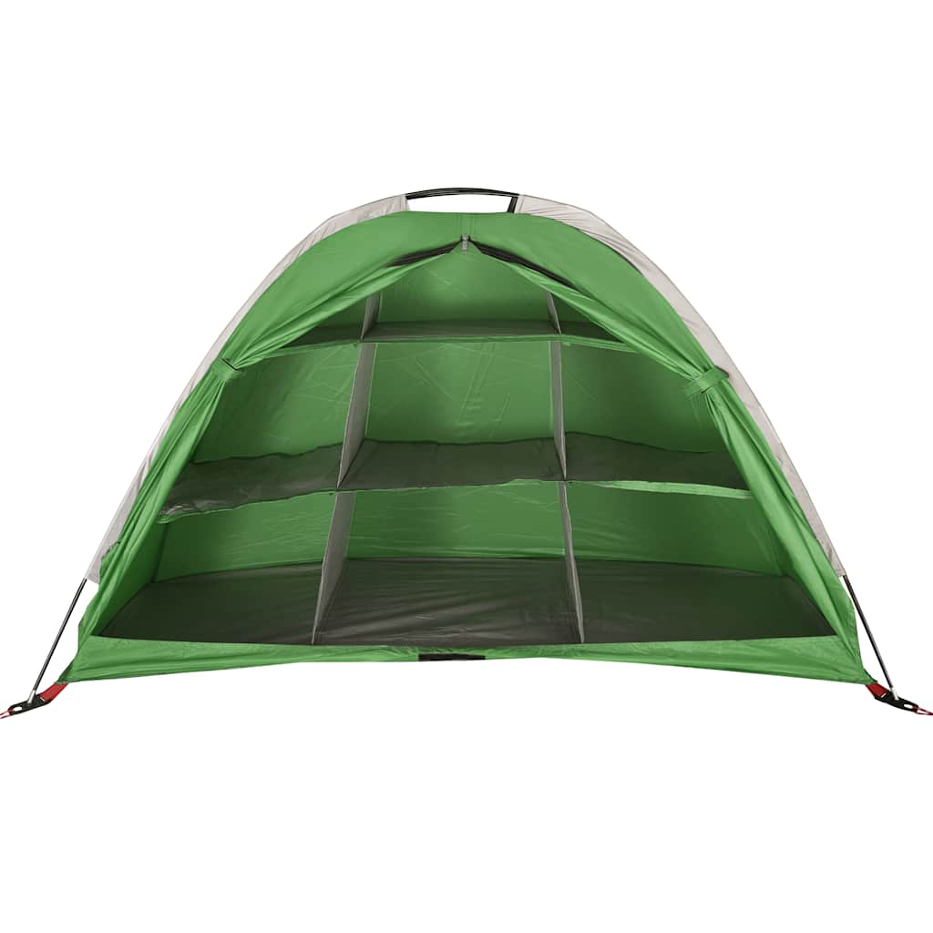 Tenda de arrumação 9 compartimentos impermeável verde