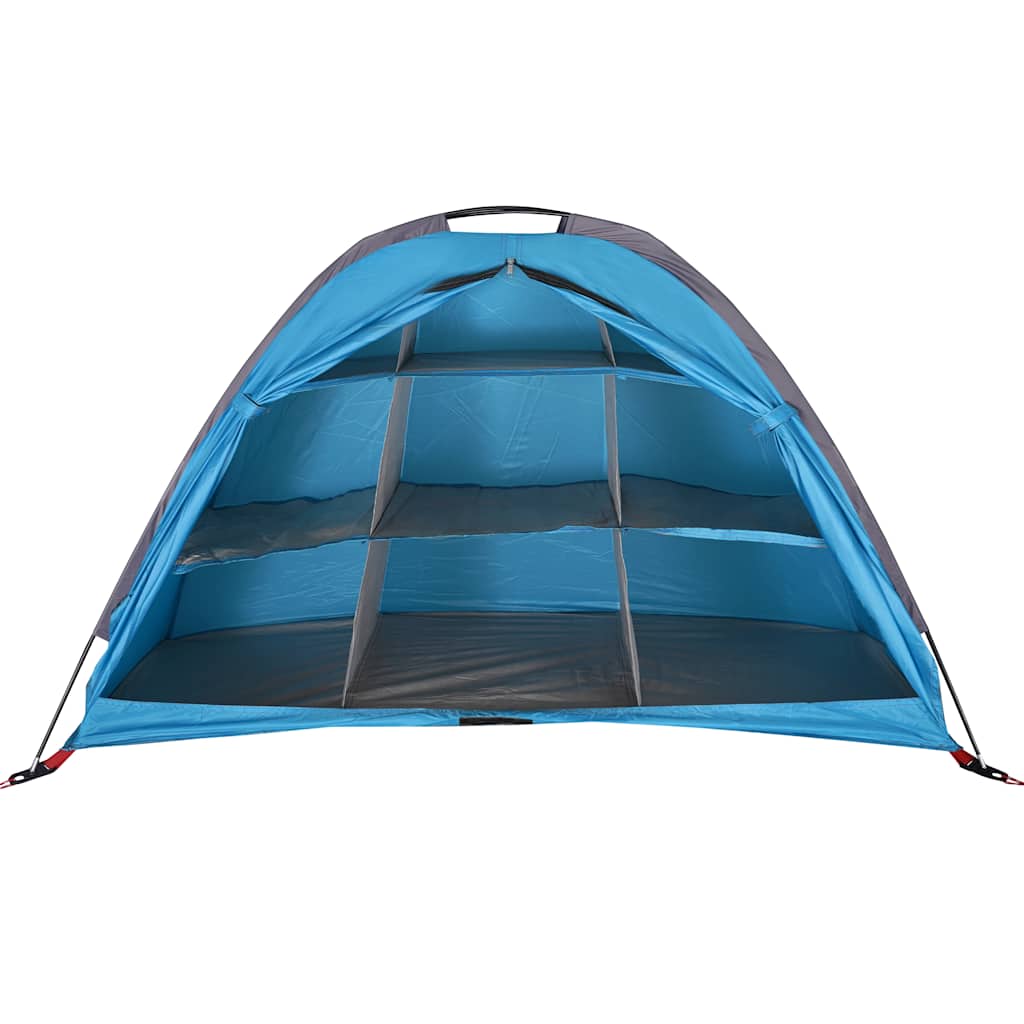 Tenda de arrumação 9 compartimentos impermeável azul