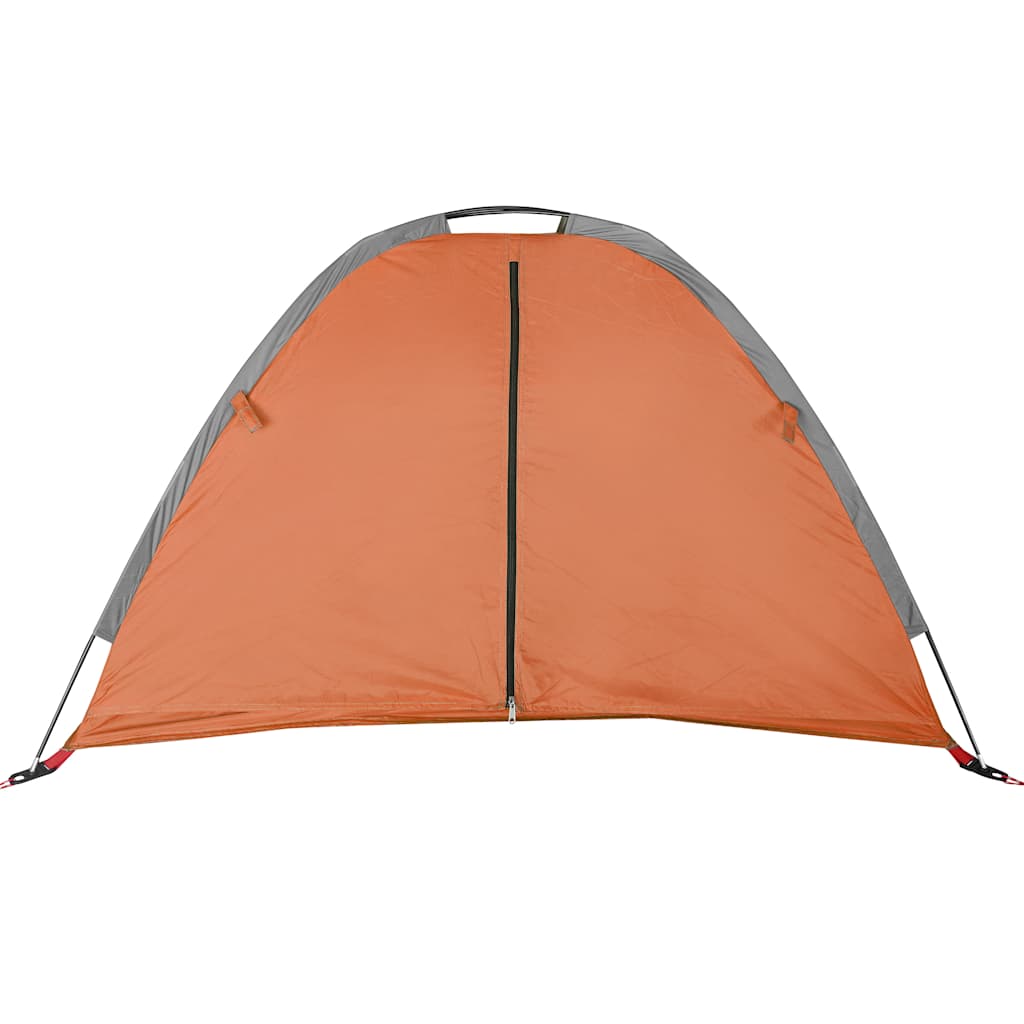 Tenda de arrumação 9 compartimentos impermeável cinza/laranja