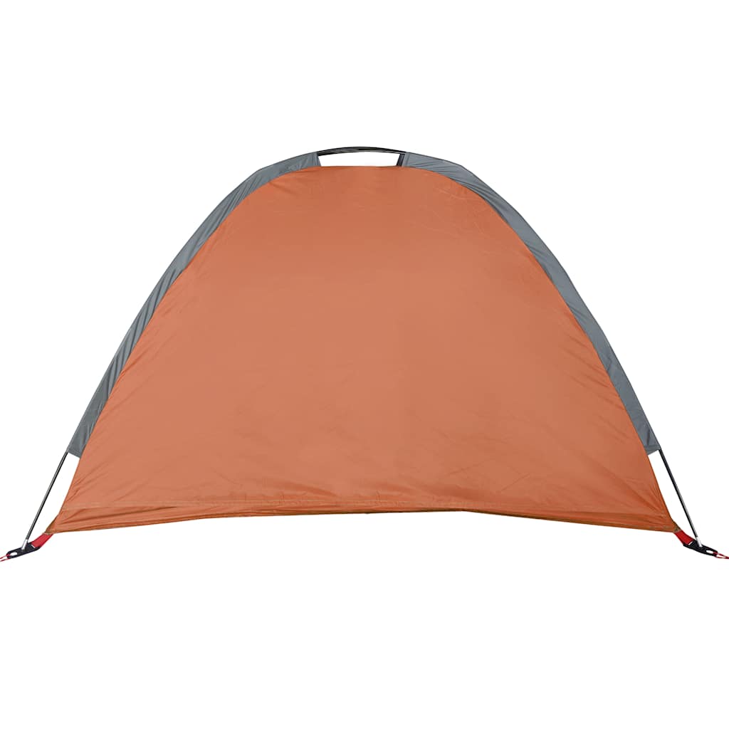 Tenda de arrumação 9 compartimentos impermeável cinza/laranja