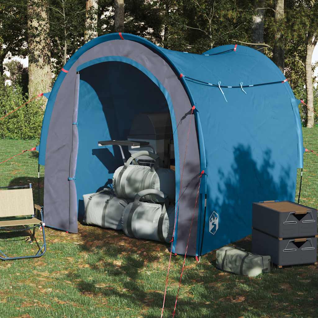 Tenda de arrumação impermeável azul