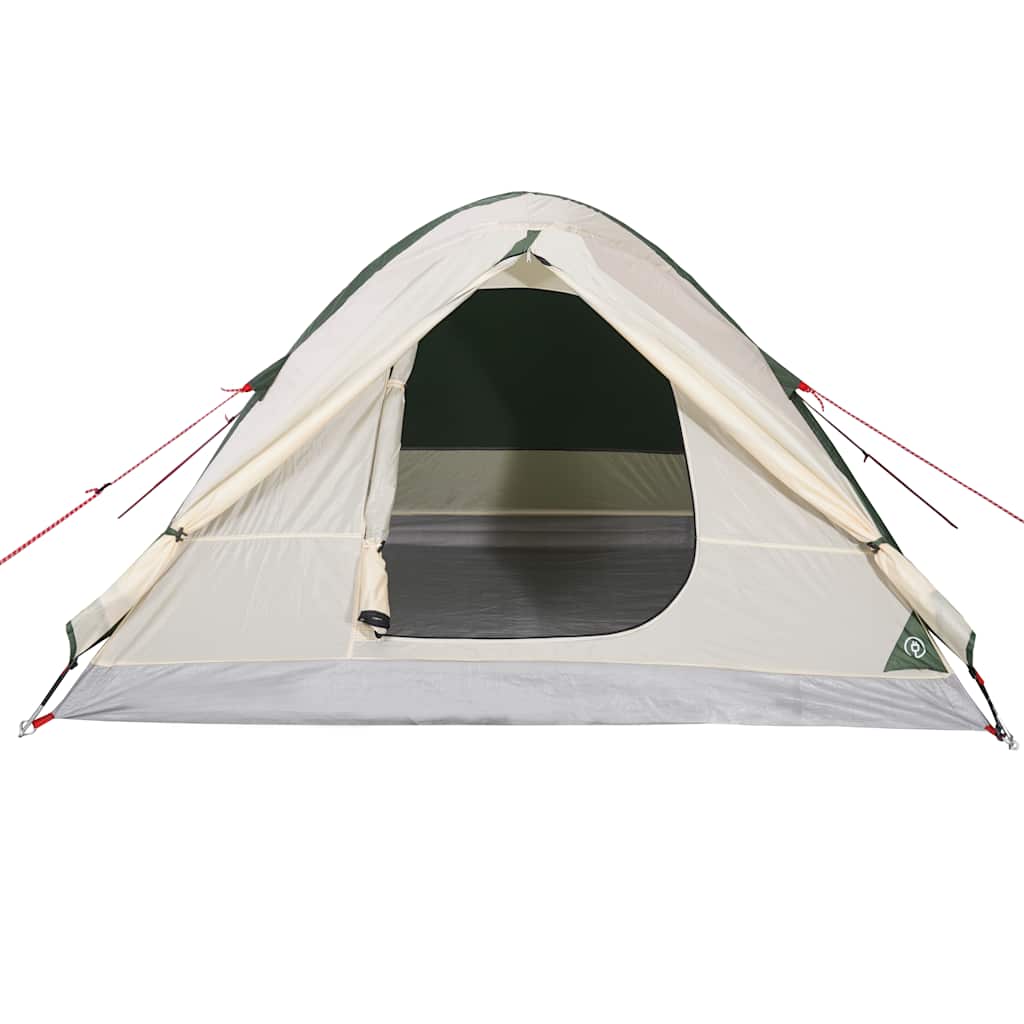 Tenda de campismo cúpula para 3 pessoas impermeável verde