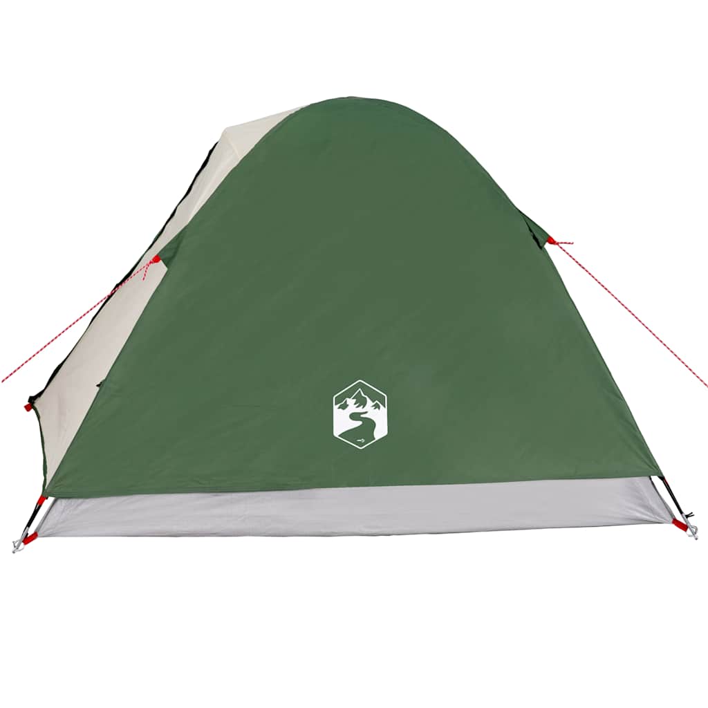 Tenda de campismo cúpula para 3 pessoas impermeável verde