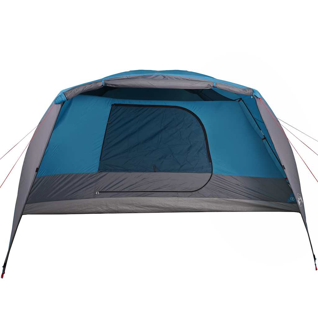 Tenda familiar c/ avançado para 6 pessoas impermeável azul