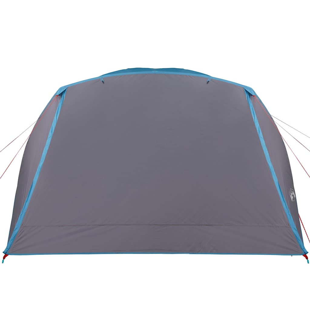 Tenda familiar c/ avançado para 6 pessoas impermeável azul