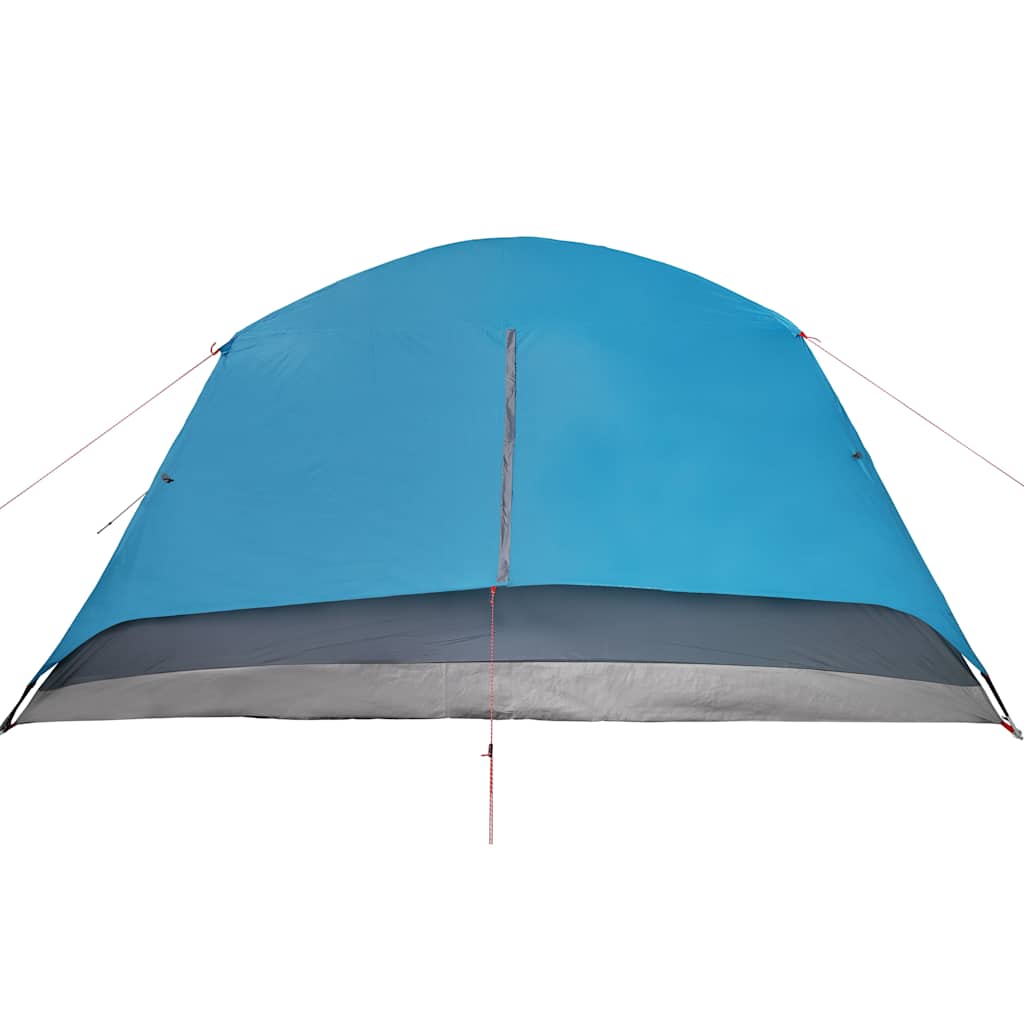 Tenda familiar c/ avançado para 6 pessoas impermeável azul