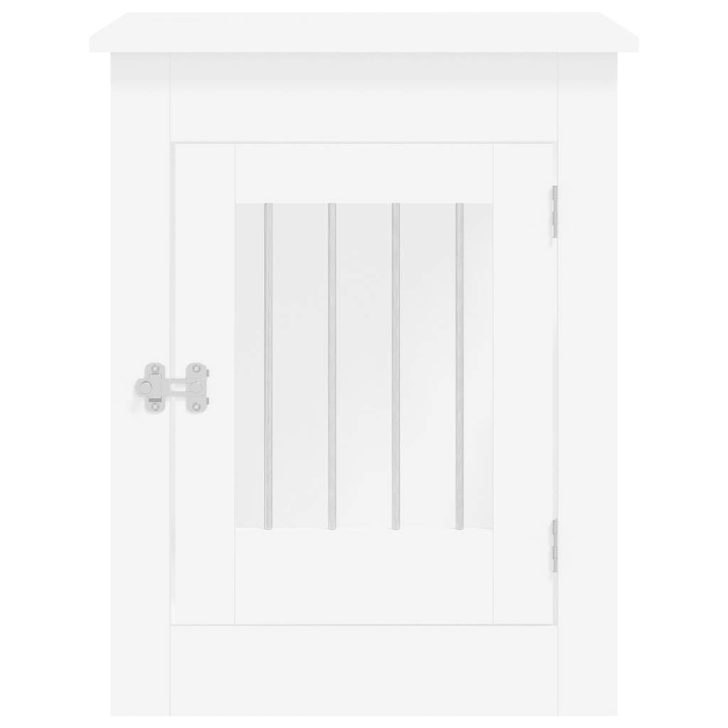Móvel casota para cão 55x80x68 cm derivados de madeira branco