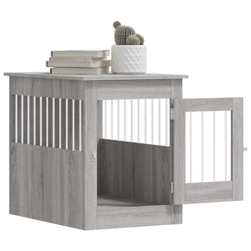 Móvel casota para cão 55x80x68 derivados madeira cinza sonoma