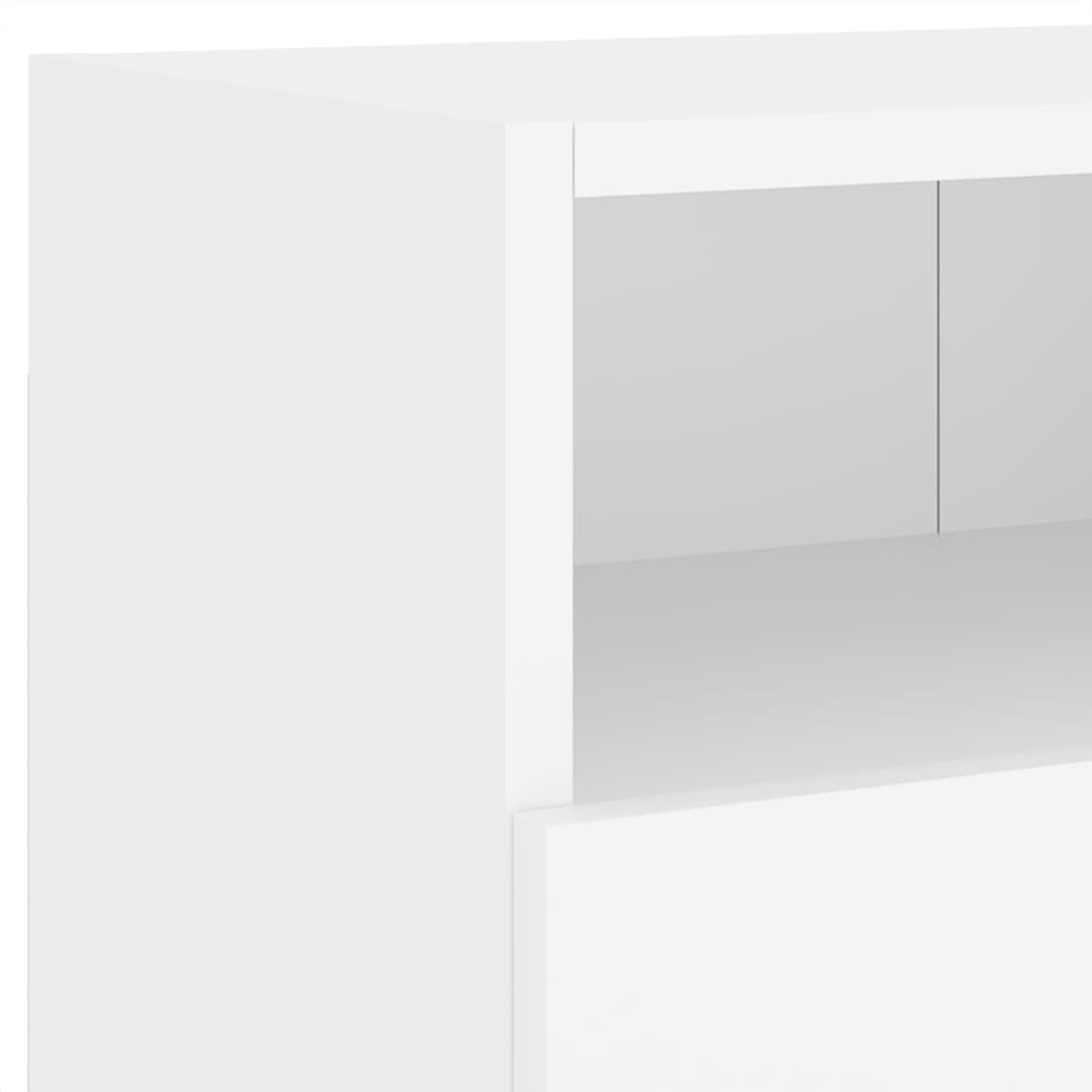 Móvel de parede p/ TV 80x30x30 cm derivados de madeira branco