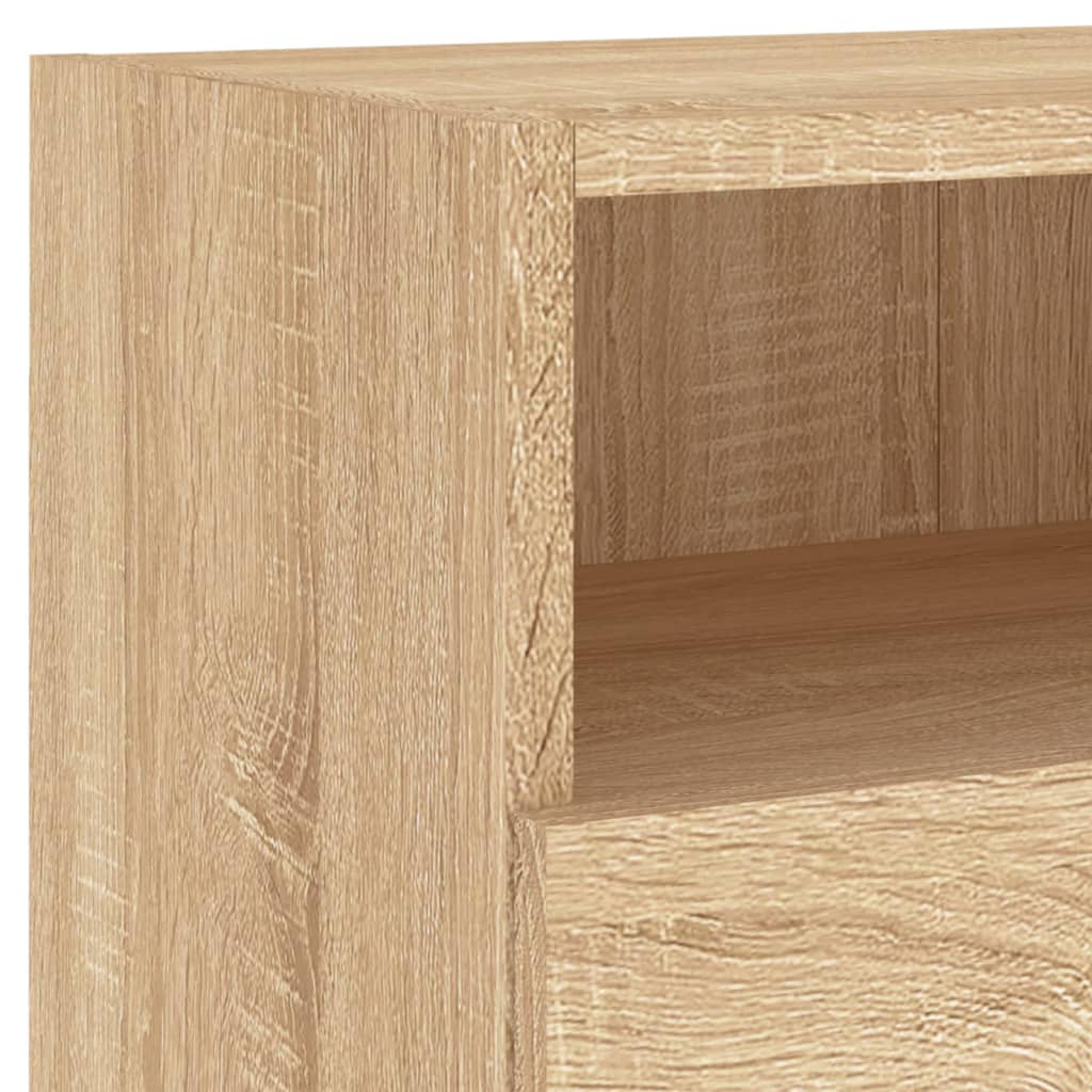 Móveis parede TV 2pcs 80x30x30cm deriv. madeira carvalho sonoma