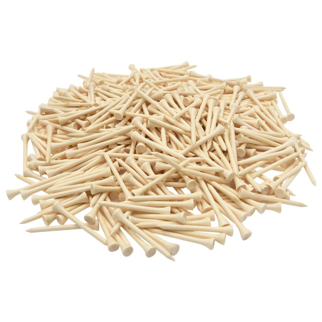 Tees de golfe 1000 pcs 83 mm bambu