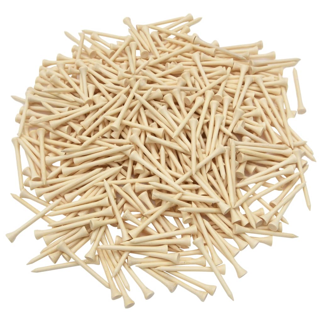 Tees de golfe 1000 pcs 83 mm bambu