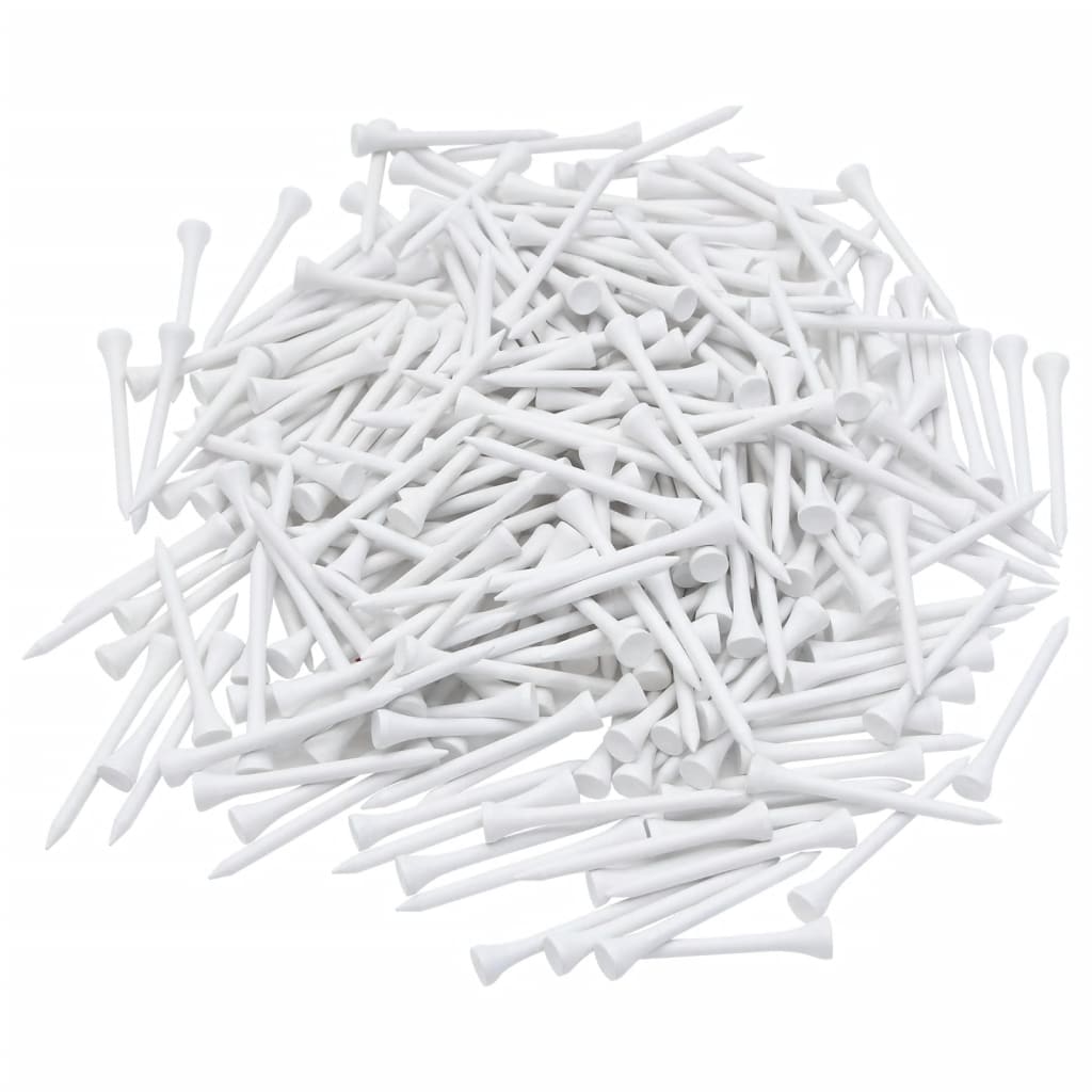 Tees de golfe 1000 pcs 83 mm bambu branco