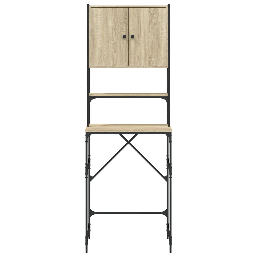 Armário sanita/máquina de lavar 68x48,5x194 cm carvalho sonoma