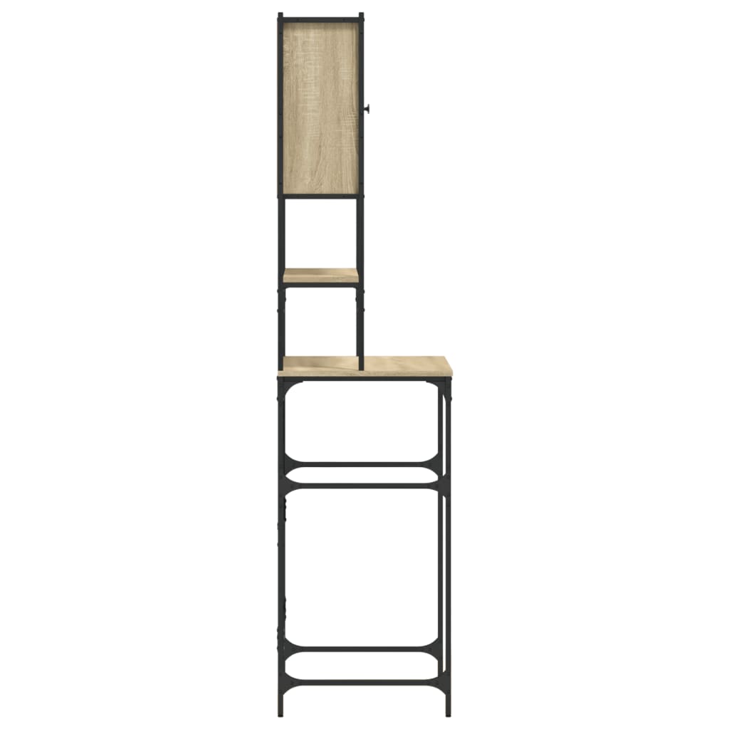 Armário sanita/máquina de lavar 68x48,5x194 cm carvalho sonoma