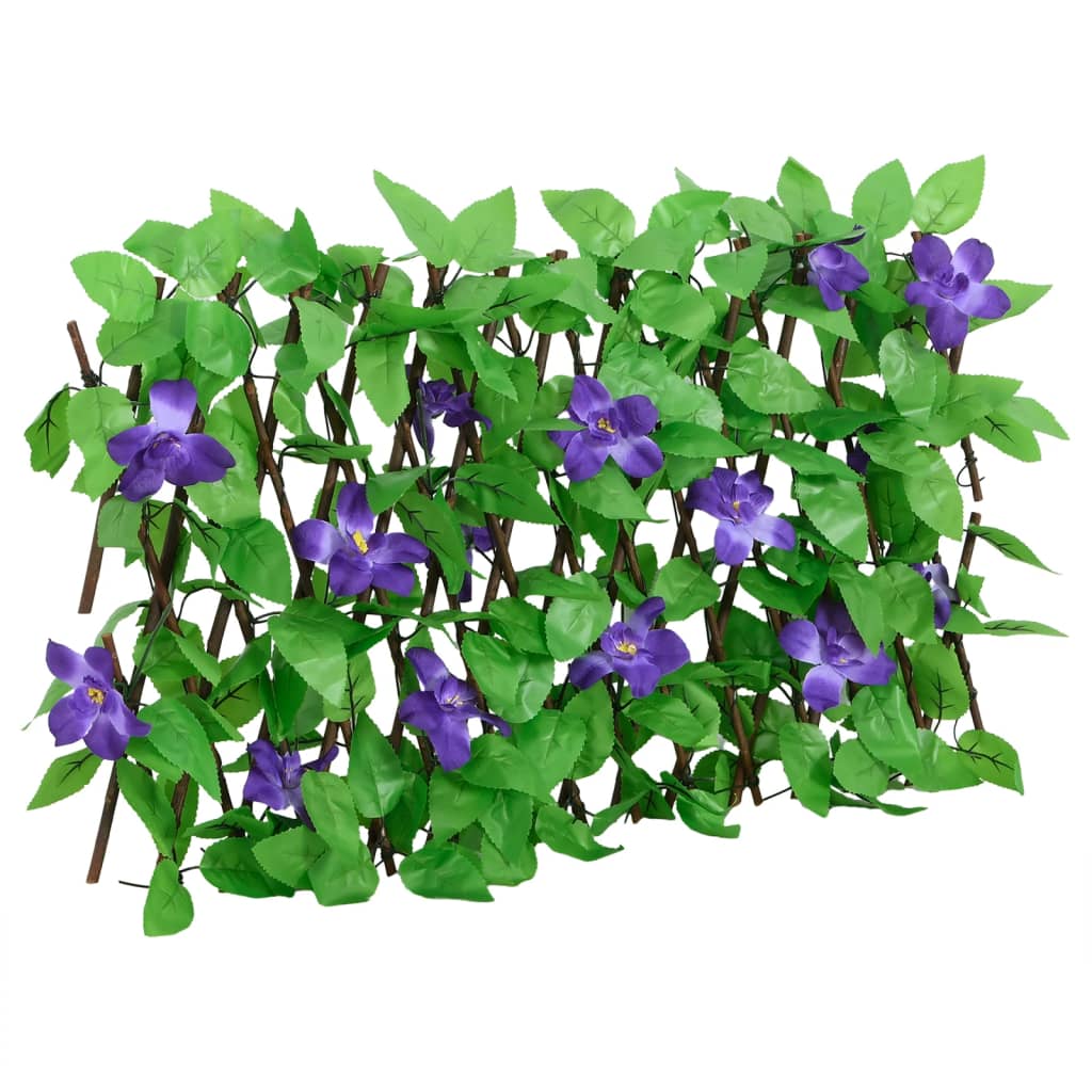 Treliça de hera artificial extensível 5 pcs 180x20 cm verde