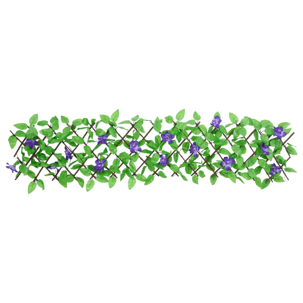 Treliça de hera artificial extensível 5 pcs 180x20 cm verde
